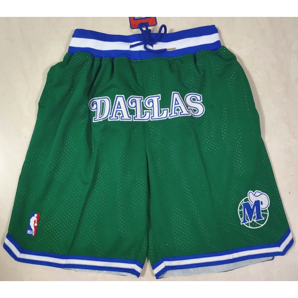 NBA Dallas Mavericks Herren Pocket Shorts Throwback M001 Swingman